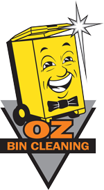 Oz Bin Cleaning Yellow & Orange Logo